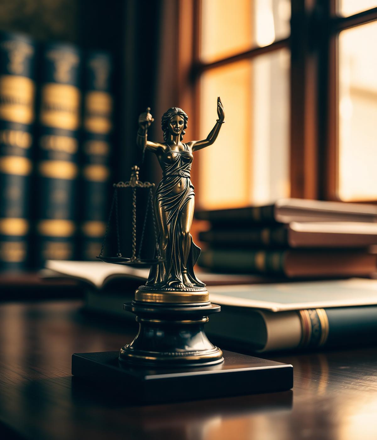 Estátua de Themis em detalhe